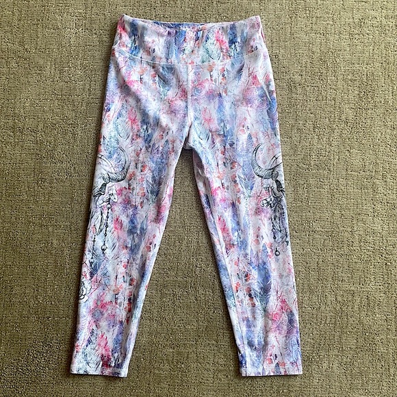 3/4 length workout leggings - Picture 1 of 2